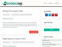 Tablet Screenshot of godeals360.com